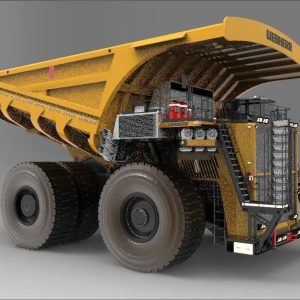 heavy mining truck