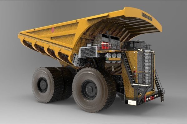 heavy mining truck