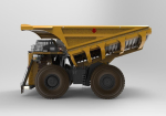heavy mining truck
