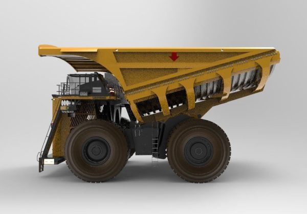 heavy mining truck