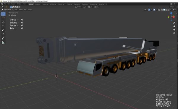heavy mobile crane