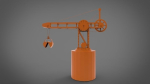 heavy scrap crane