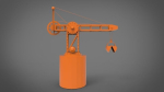 heavy scrap crane