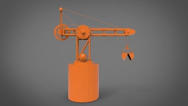 heavy scrap crane
