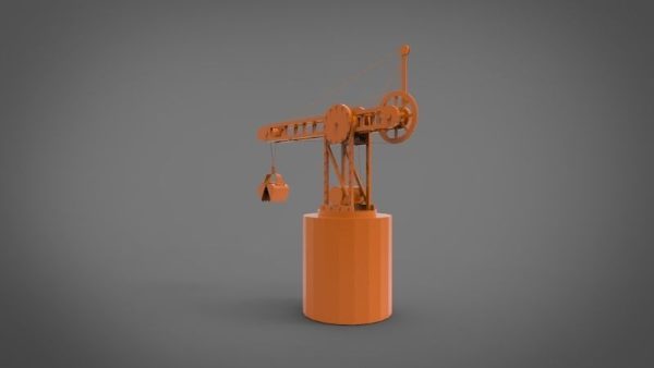 heavy scrap crane