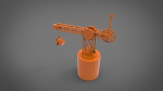 heavy scrap crane
