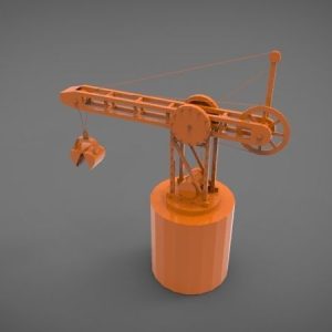 heavy scrap crane