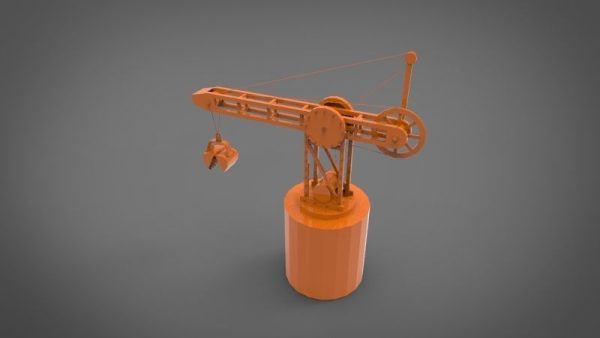 heavy scrap crane