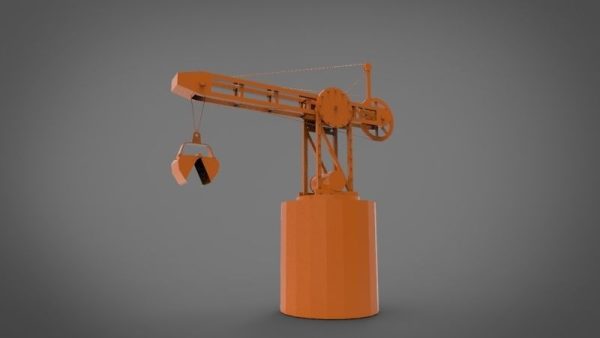 heavy scrap crane