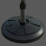 Height adjustable punching bag