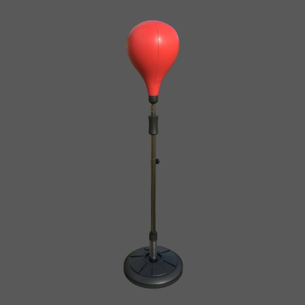 Height adjustable punching bag