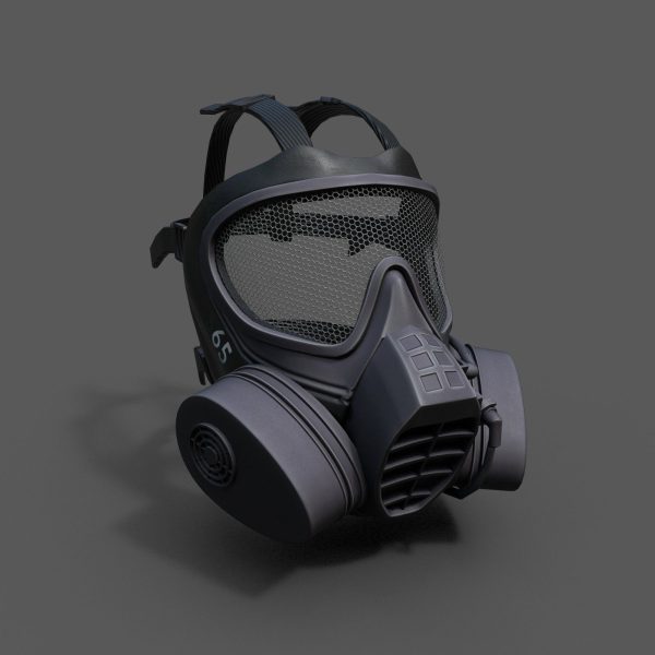 Helmet gas mask scifi military combat