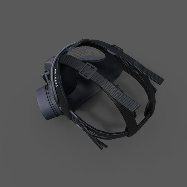 Helmet gas mask scifi military combat