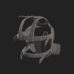 Helmet gas mask scifi military combat