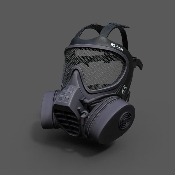 Helmet gas mask scifi military combat