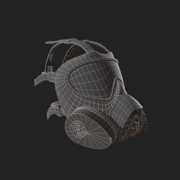 Helmet gas mask scifi military combat