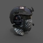 Helmet scifi military combat soldier ver 2