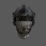Helmet scifi military combat soldier ver 2