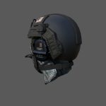 Helmet scifi military combat soldier ver 2