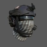 Helmet scifi military combat soldier ver 2