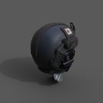 Helmet scifi military combat soldier ver 2