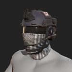 Helmet scifi military combat soldier ver 2