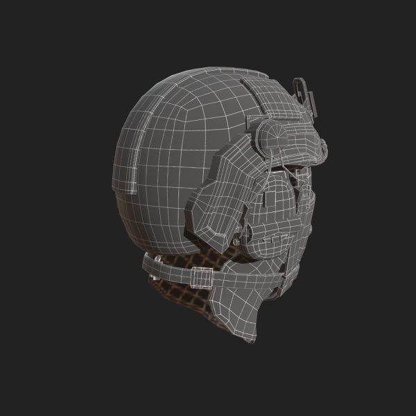 Helmet scifi military combat soldier ver 2