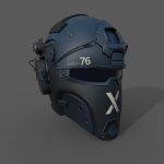 Helmet scifi military combat ver2