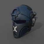 Helmet scifi military combat ver2
