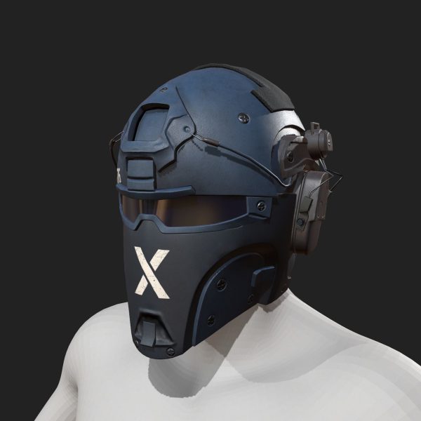 Helmet scifi military combat ver2