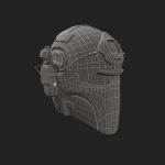 Helmet scifi military combat ver2