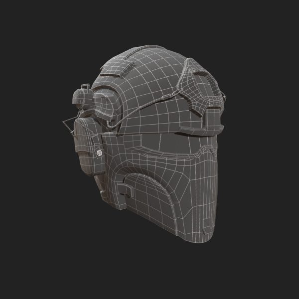 Helmet scifi military combat ver2