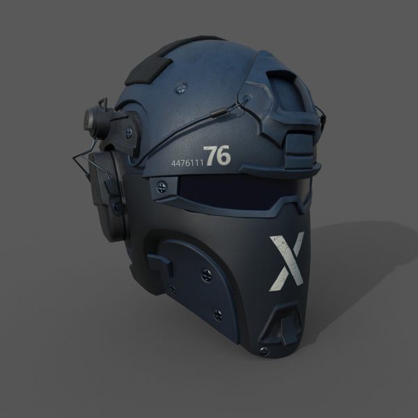 Helmet scifi military combat ver2
