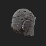 Helmet scifi military combat ver2