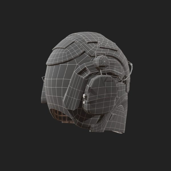 Helmet scifi military combat ver2