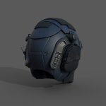 Helmet scifi military combat ver2