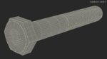 Hex Bolt for 3D Print