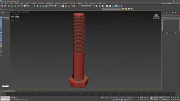 Hex Bolt for 3D Print