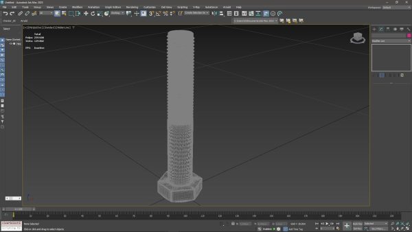 Hex Bolt for 3D Print