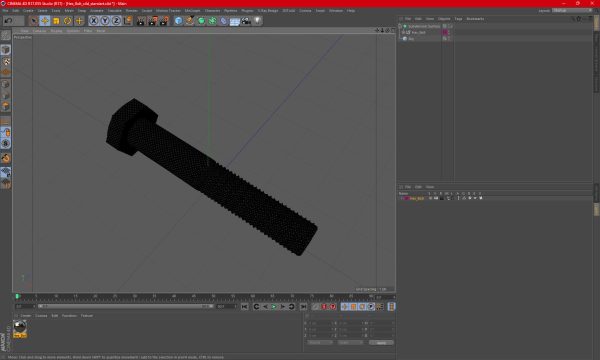 Hex Bolt for 3D Print
