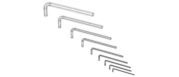 Hex Keys - Long Series Metric