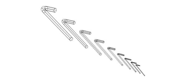 Hex Keys - Long Series Metric