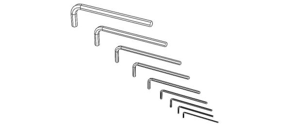 Hex Keys - Long Series Metric