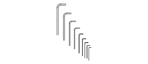 Hex Keys - Long Series Metric