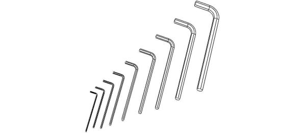 Hex Keys - Long Series Metric