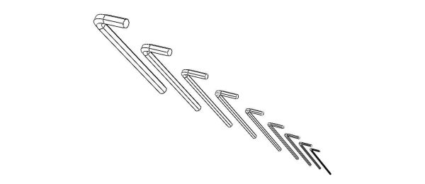 Hex Keys - Long Series Metric