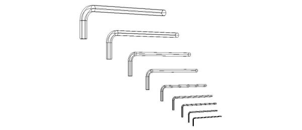 Hex Keys - Long Series Metric