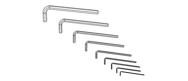 Hex Keys - Long Series Metric