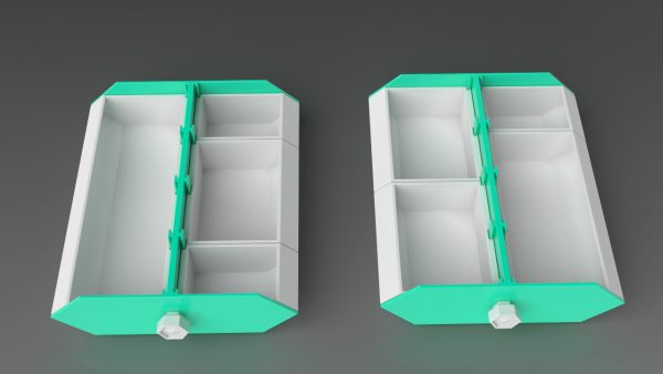 hexagonal Modular Drawers 3d print