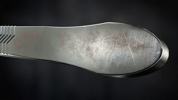 High-Quality 3D Model of Stainless Steel Tweezers